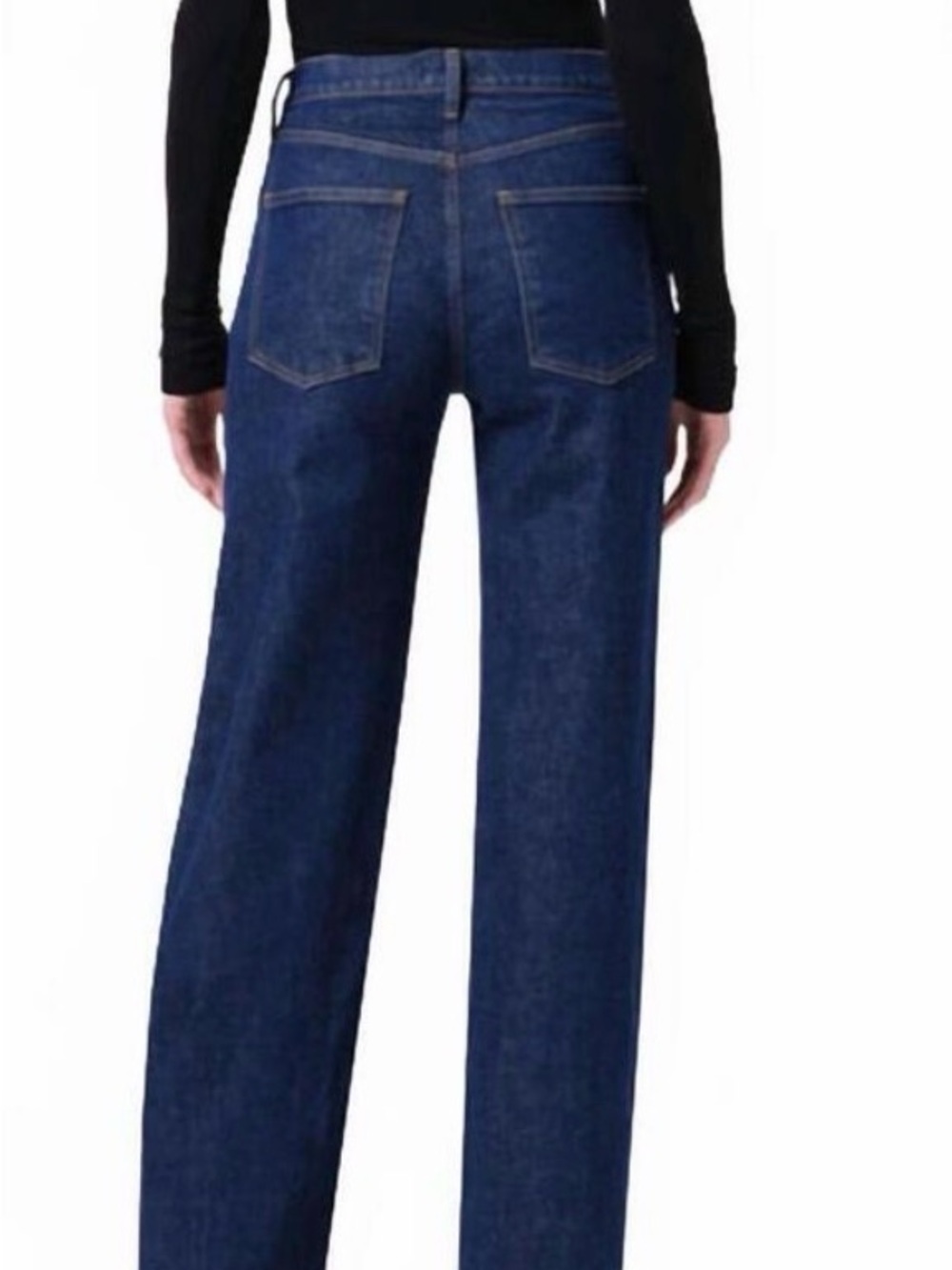 Agolde Harper Straight-Leg Jeans in Dark Blue Denim
